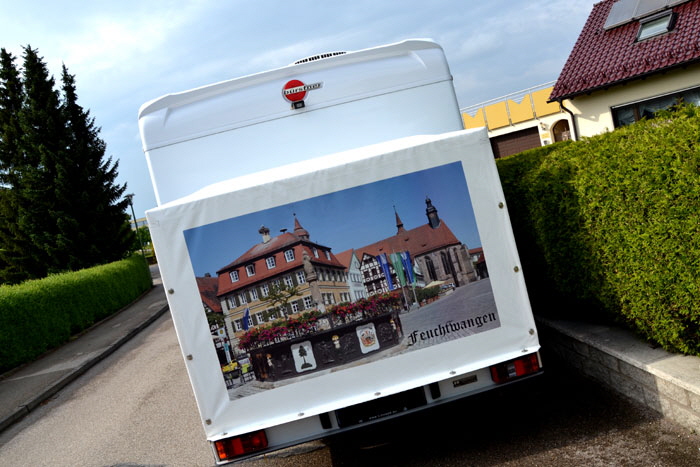 Stickerei · Textildruck · Aufkleber Made in Feuchtwangen  Germany!